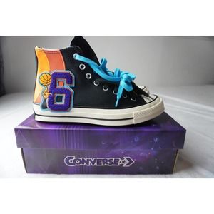 CONVERSE X SPACE JAM CHUCK A NEW LEGACY SIZE MEN 8 WOMEN 10 172482C BLACK ORANGE